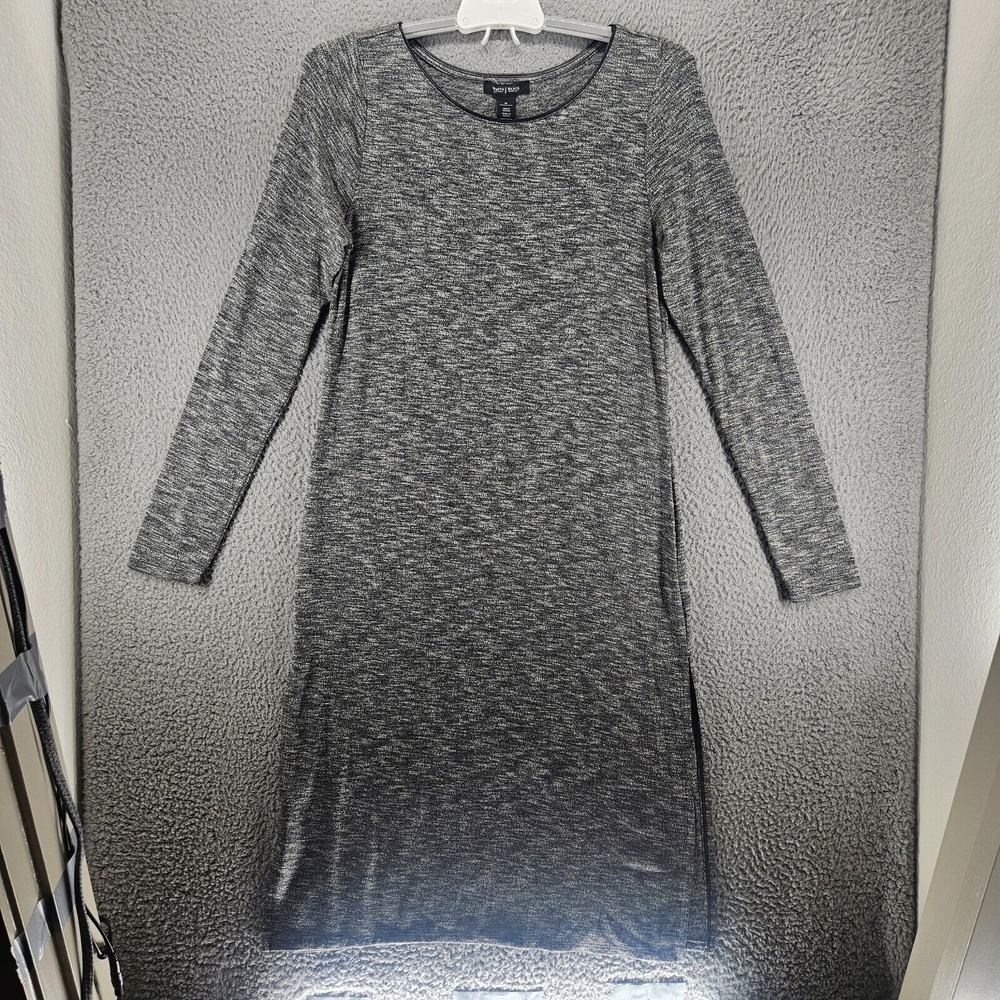 White House Black Market Dress Medium Stretch‎  Side Split Casual Gray - M